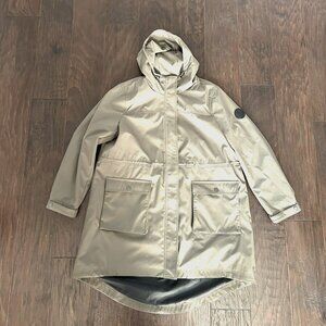DKNY Trench Rain Coat Water Resistant Parka Jacket
